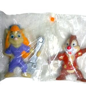 Vtg  Disney Chip n Dale Rescue Rangers Kellogg Figures Gadget Hackwrench Dale 91